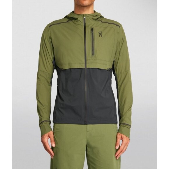 On Men’s Weather jacket , green /gray, Size L J180 - Picture 1 of 12